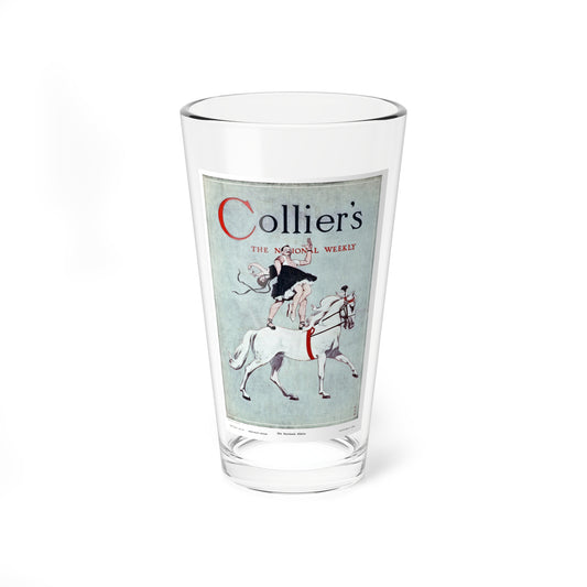 The Bareback Riders, Colliers, January 9, 1909 (Magazine Illustration) Pint Glass 16oz-16oz-Go Mug Yourself