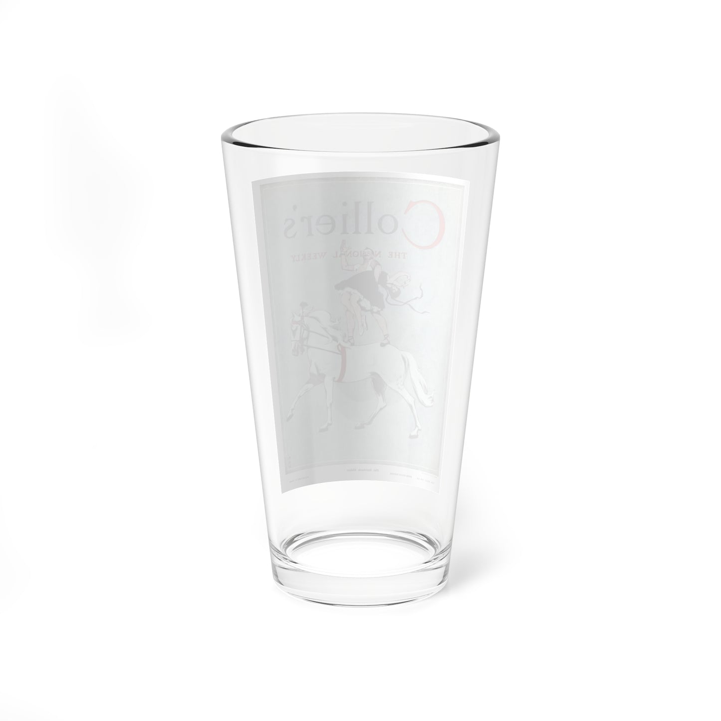 The Bareback Riders, Colliers, January 9, 1909 (Magazine Illustration) Pint Glass 16oz-Go Mug Yourself