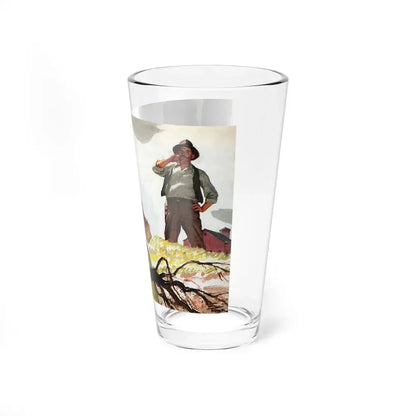 The Bargain Ox, Collier's Magazine, April 12, 1952 (Magazine Illustration) Pint Glass 16oz - Go Mug Yourself