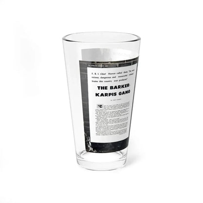 The Barker-Karpis Gang, Private Eye magazine, November 1959 (Magazine Illustration) Pint Glass 16oz - Go Mug Yourself