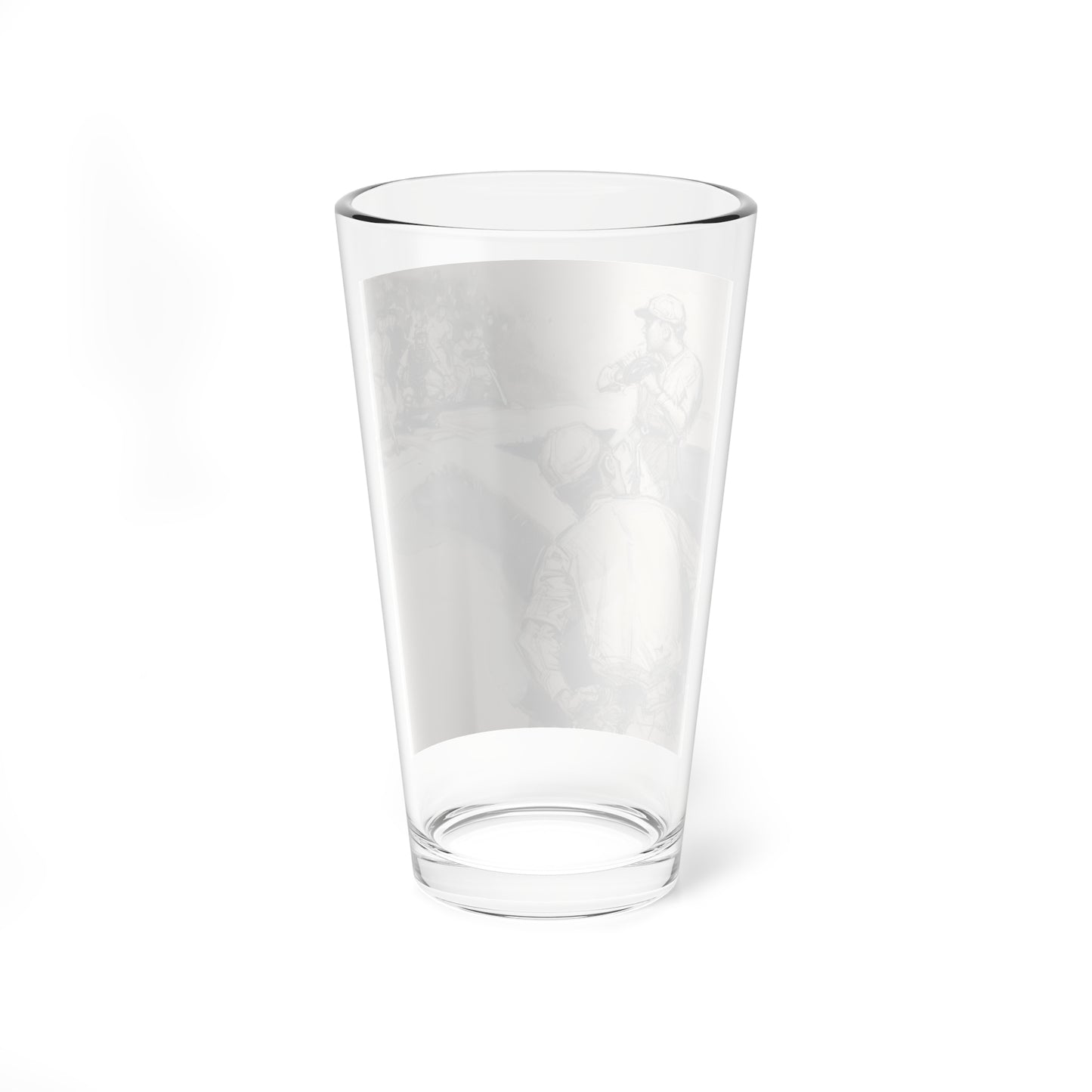 The Baseball Game, probable magazine illustration (Magazine Illustration) Pint Glass 16oz-Go Mug Yourself