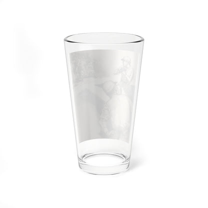 The Baseball Game, probable magazine illustration (Magazine Illustration) Pint Glass 16oz-Go Mug Yourself