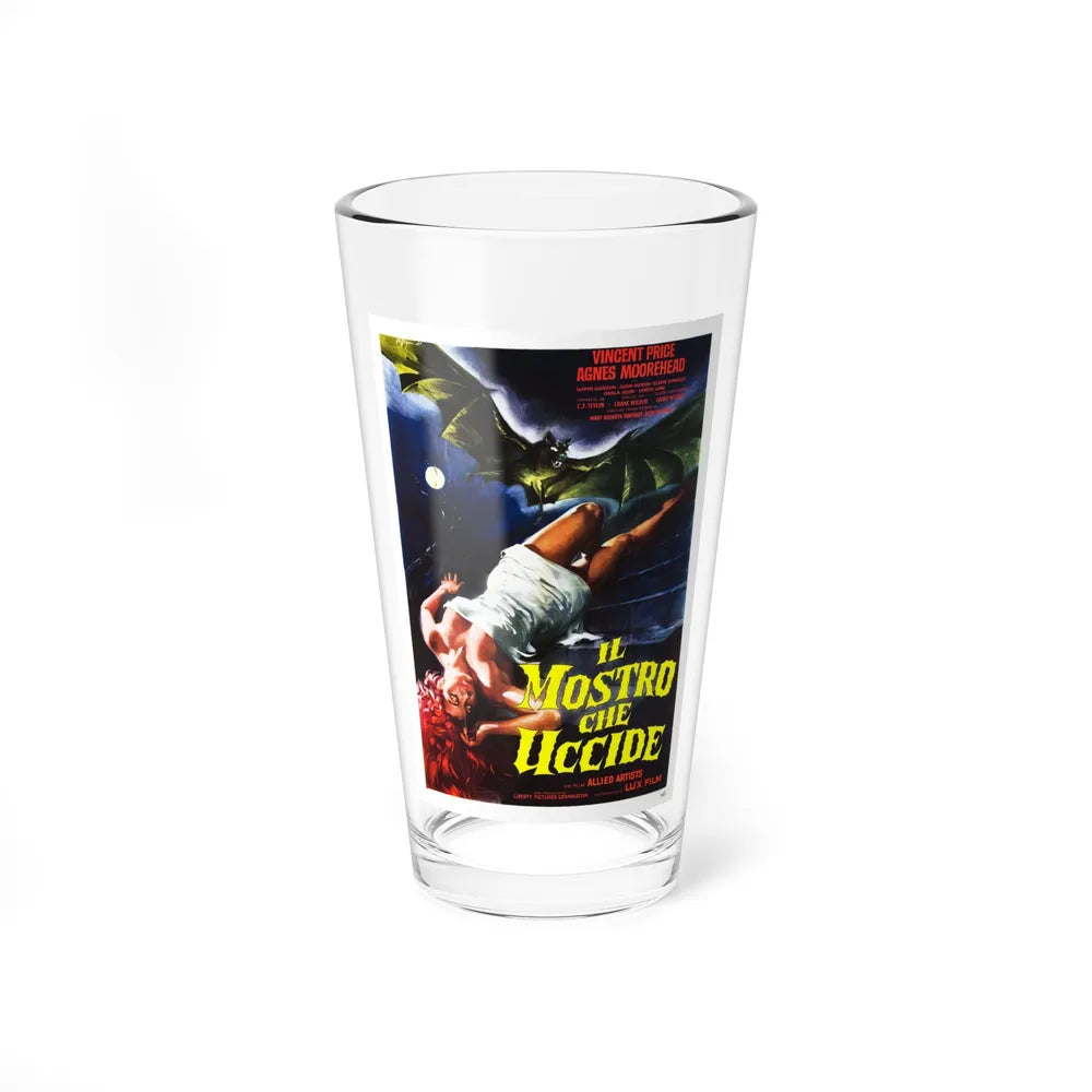 THE BAT (FRENCH) 1959 Movie Poster - Pint Glass 16oz-16oz-Go Mug Yourself