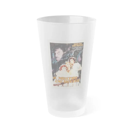 THE BAT (ITALIAN) 1959 Movie Poster - Frosted Pint Glass 16oz Default Title - Go Mug Yourself