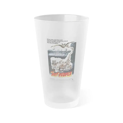 THE BAT PEOPLE 1974 Movie Poster - Frosted Pint Glass 16oz Default Title - Go Mug Yourself