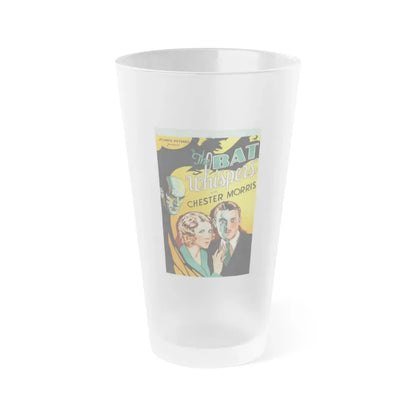 THE BAT WHISPERS 1930 Movie Poster - Frosted Pint Glass 16oz Default Title - Go Mug Yourself