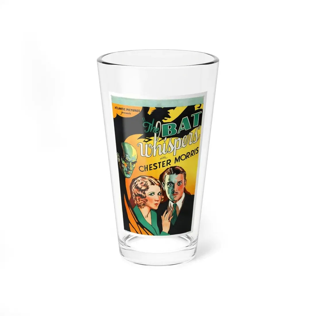 THE BAT WHISPERS 1930 Movie Poster - Pint Glass 16oz 16oz - Go Mug Yourself