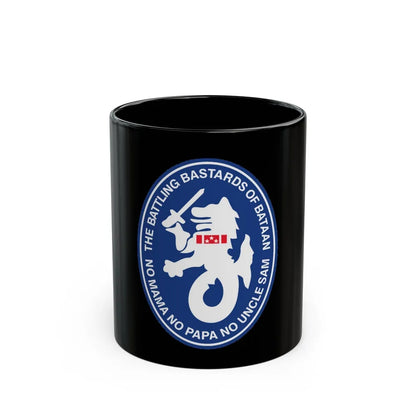 The Battling Bastards USS Bataan LHD5 (U.S. Navy) Black Coffee Mug-11oz-Go Mug Yourself