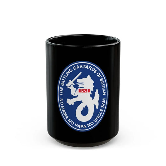 The Battling Bastards USS Bataan LHD5 (U.S. Navy) Black Coffee Mug-15oz-Go Mug Yourself