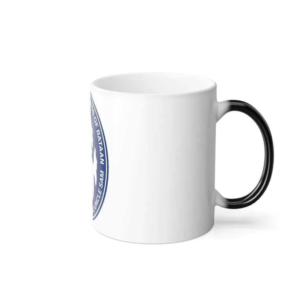 The Battling Bastards USS Bataan LHD5 (U.S. Navy) Color Changing Mug 11oz-Go Mug Yourself
