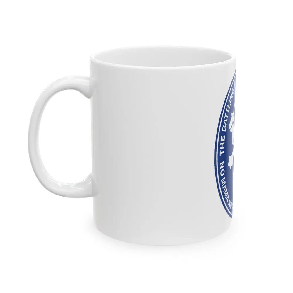 The Battling Bastards USS Bataan LHD5 (U.S. Navy) White Coffee Mug-Go Mug Yourself