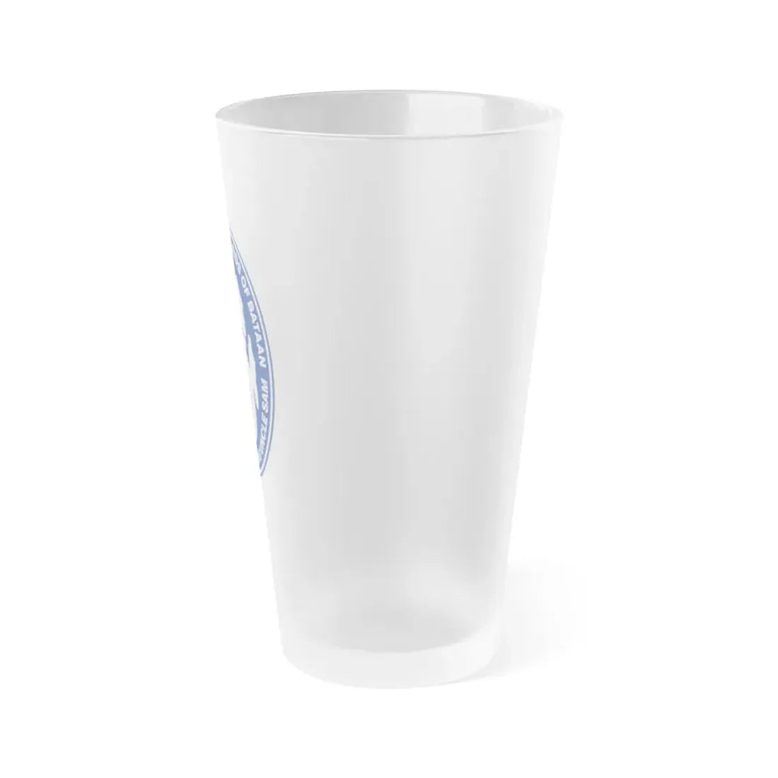 The Battling Bastards USS Bataan LHD5 (U.S. Navy) Frosted Pint Glass 16oz - Go Mug Yourself