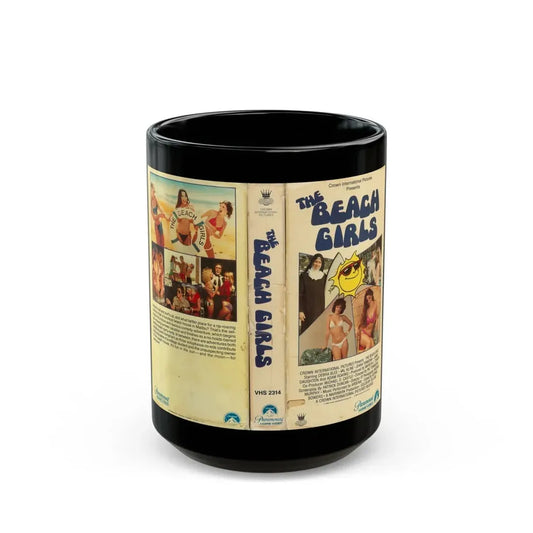 THE BEACH GIRLS (VHS COVER) - Black Coffee Mug 15oz - Go Mug Yourself