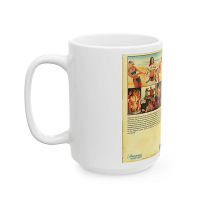 THE BEACH GIRLS (VHS COVER) - White Coffee Mug-Go Mug Yourself