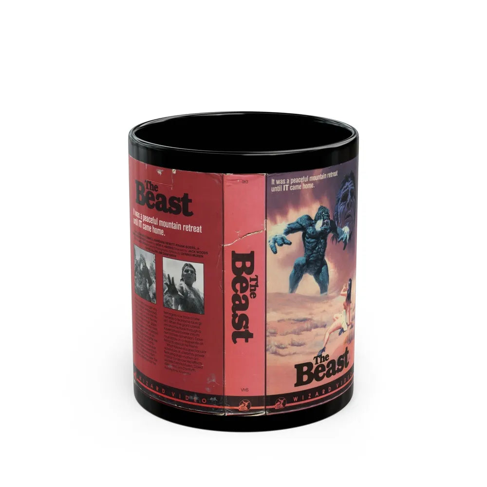 THE BEAST AKA EQUINOX WIZARD VIDEO (VHS COVER) - Black Coffee Mug-11oz-Go Mug Yourself