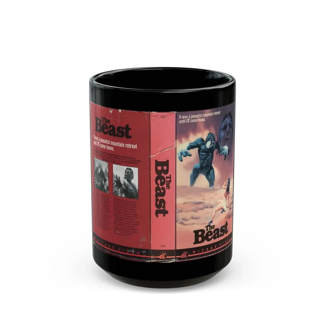 THE BEAST AKA EQUINOX WIZARD VIDEO (VHS COVER) - Black Coffee Mug 15oz - Go Mug Yourself