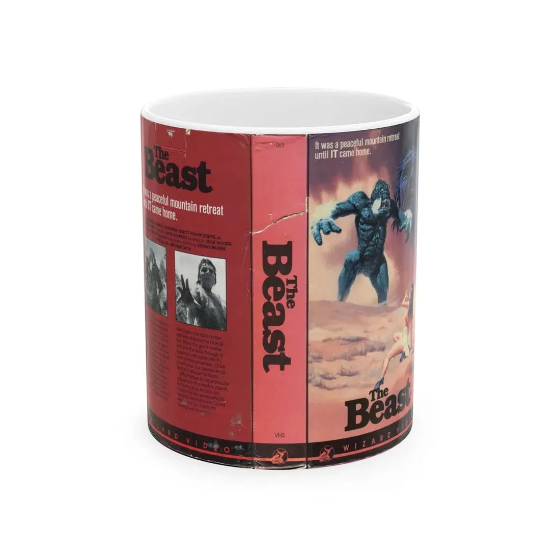 THE BEAST AKA EQUINOX WIZARD VIDEO (VHS COVER) - White Coffee Mug 11oz - Go Mug Yourself
