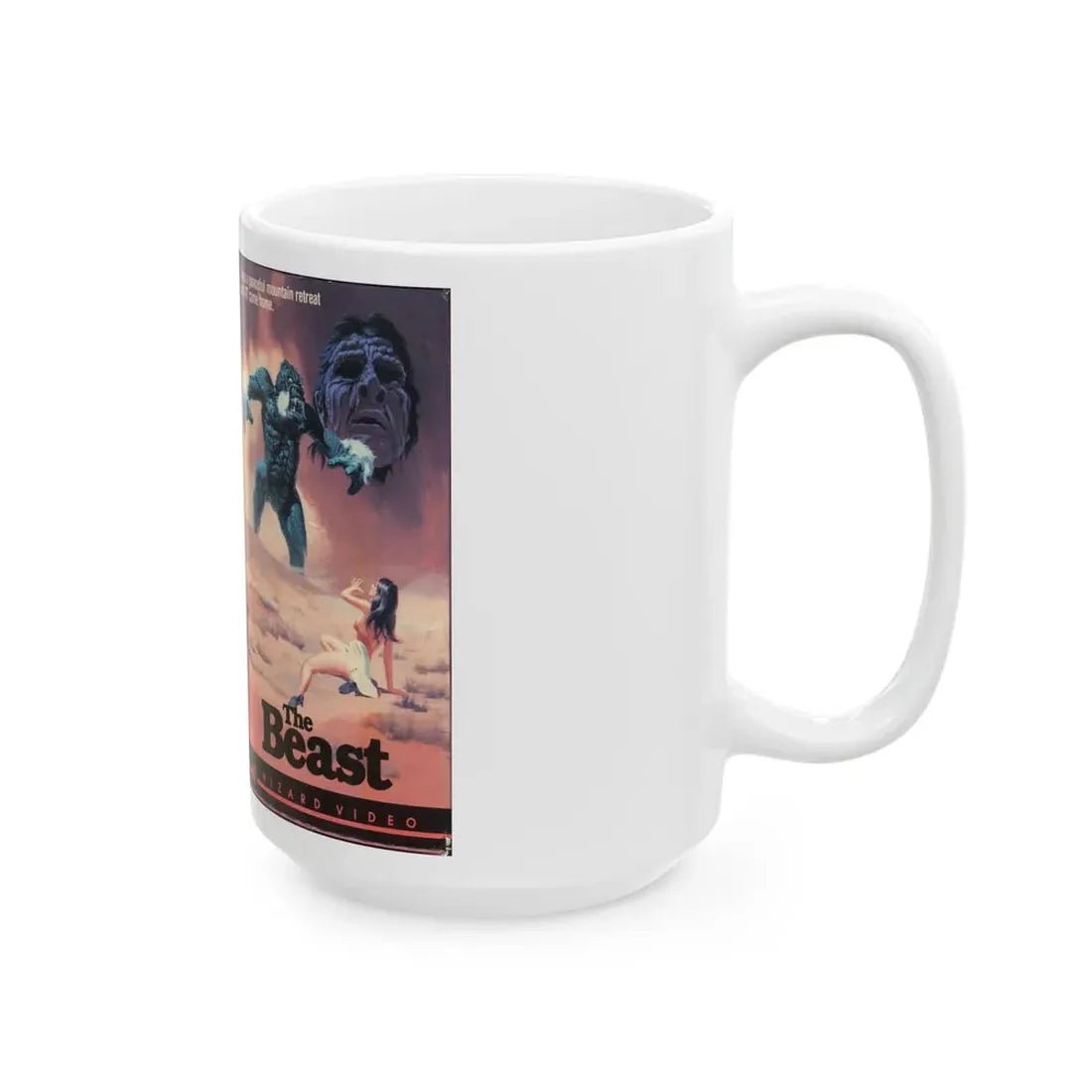 THE BEAST AKA EQUINOX WIZARD VIDEO (VHS COVER) - White Coffee Mug - Go Mug Yourself