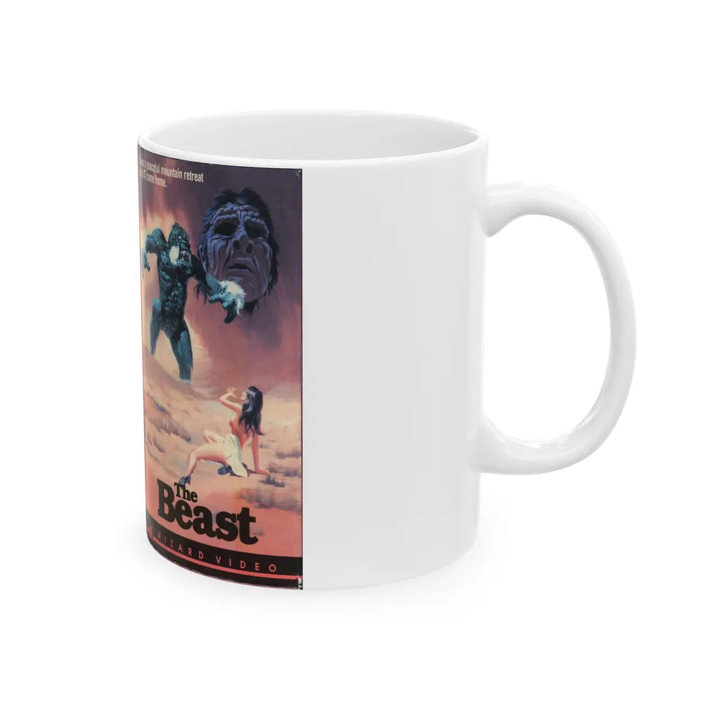 THE BEAST AKA EQUINOX WIZARD VIDEO (VHS COVER) - White Coffee Mug-Go Mug Yourself