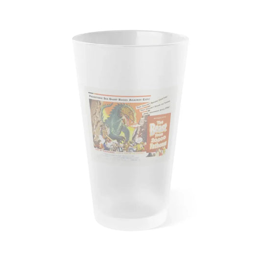 THE BEAST FROM 20,000 FATHOMS (2) 1953 Movie Poster - Frosted Pint Glass 16oz Default Title - Go Mug Yourself