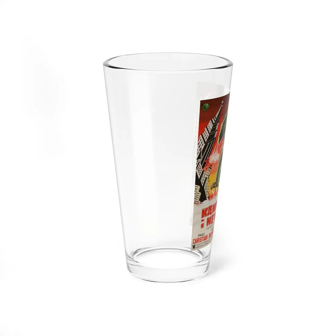 THE BEAST FROM 20,000 FATHOMS (DANISH) 1953 Movie Poster - Pint Glass 16oz - Go Mug Yourself