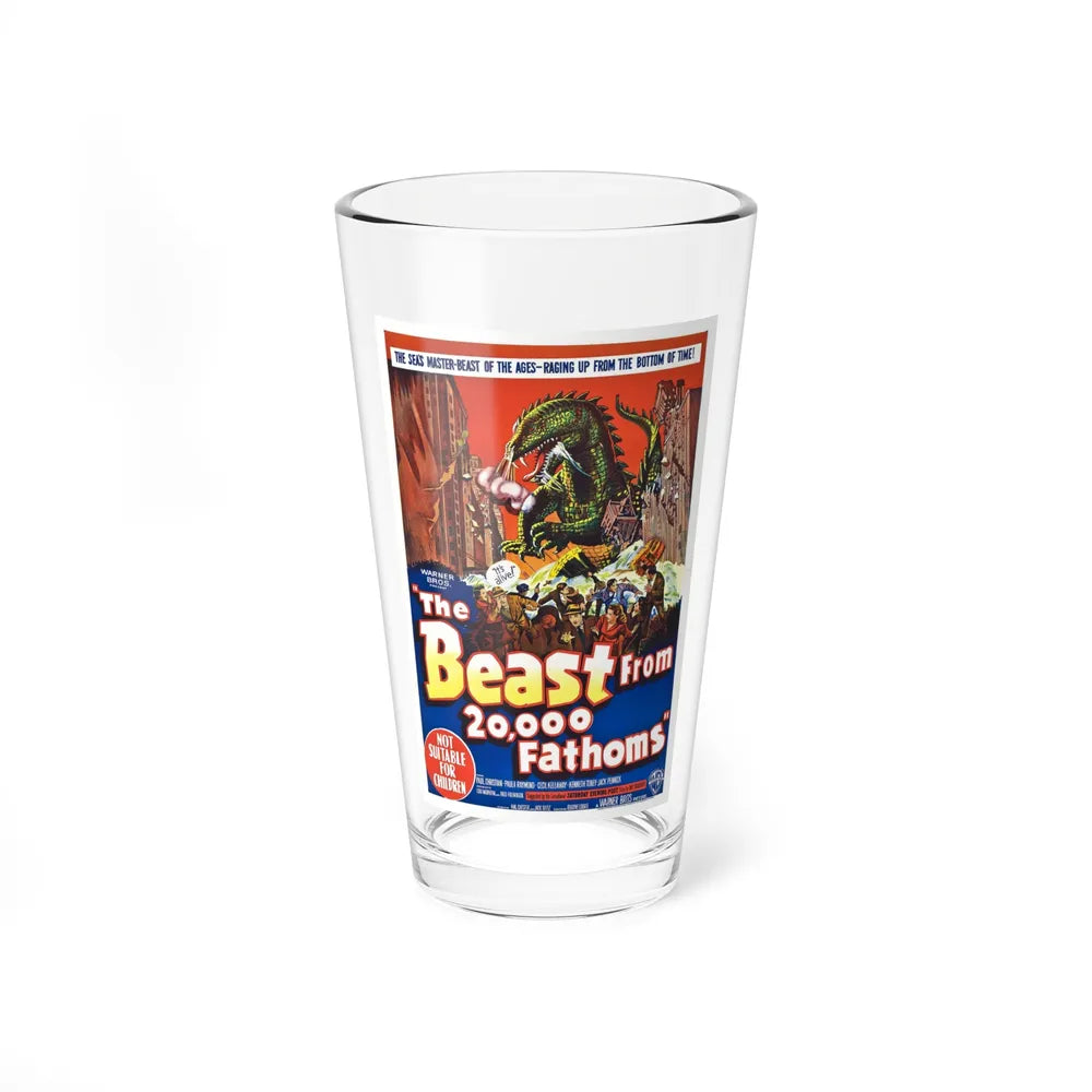 THE BEAST FROM 20,000 FATHOMS (4) 1953 Movie Poster - Pint Glass 16oz-16oz-Go Mug Yourself