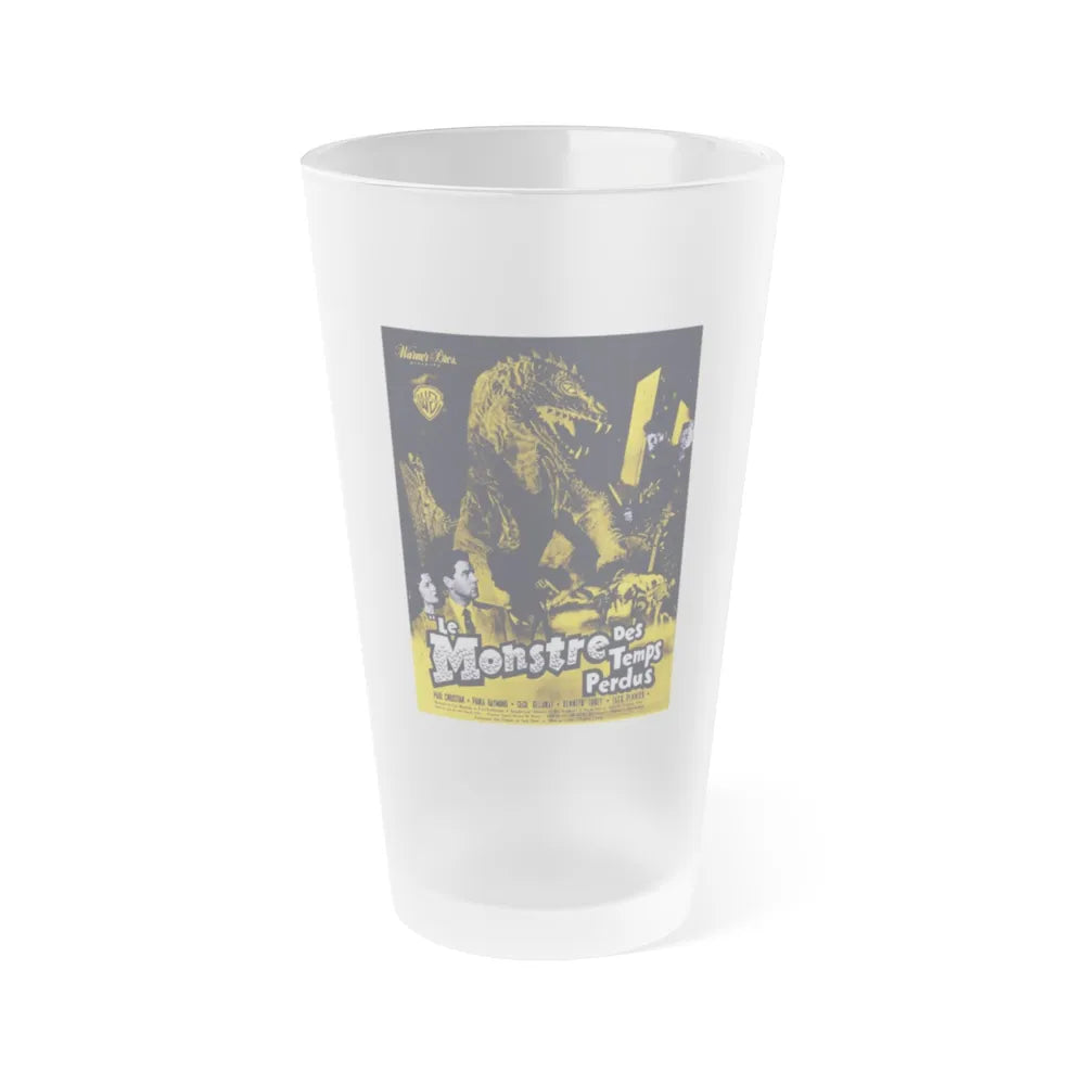 THE BEAST FROM 20,000 FATHOMS (FRENCH) 1953 Movie Poster - Frosted Pint Glass 16oz-Go Mug Yourself