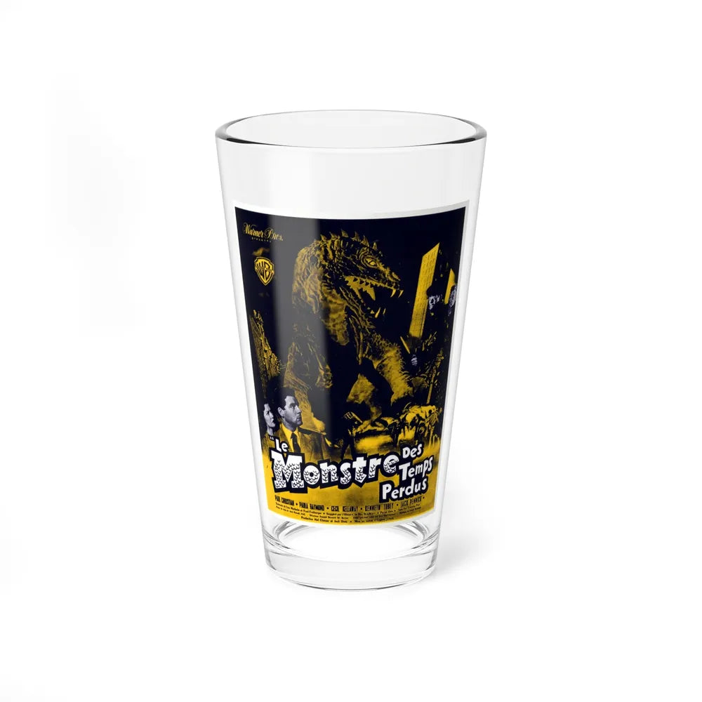 THE BEAST FROM 20,000 FATHOMS (FRENCH) 1953 Movie Poster - Pint Glass 16oz-16oz-Go Mug Yourself