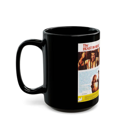 THE BEAST IN HEAT (VHS COVER) - Black Coffee Mug-Go Mug Yourself