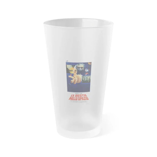 THE BEAST IN SPACE 1980 Movie Poster - Frosted Pint Glass 16oz Default Title - Go Mug Yourself