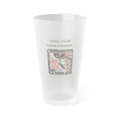 THE BEAST IN THE CELLAR 1971 Movie Poster - Frosted Pint Glass 16oz Default Title - Go Mug Yourself