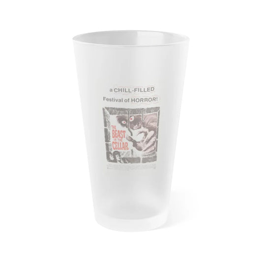 THE BEAST IN THE CELLAR 1971 Movie Poster - Frosted Pint Glass 16oz-Go Mug Yourself