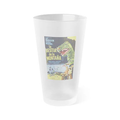 THE BEAST OF HOLLOW MOUNTAIN (3) 1956 Movie Poster - Frosted Pint Glass 16oz-Go Mug Yourself