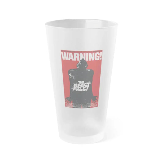 THE BEAST WITHIN 1982 Movie Poster - Frosted Pint Glass 16oz 16oz Frosted - Go Mug Yourself