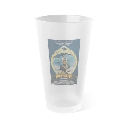 THE BEASTMASTER 1982 Movie Poster - Frosted Pint Glass 16oz Default Title - Go Mug Yourself