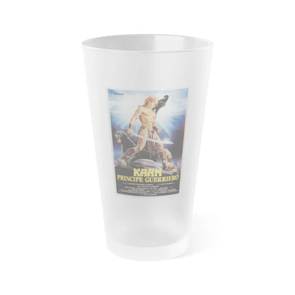 THE BEASTMASTER (ITALIAN) 1982 Movie Poster - Frosted Pint Glass 16oz-16oz-Frosted-Go Mug Yourself