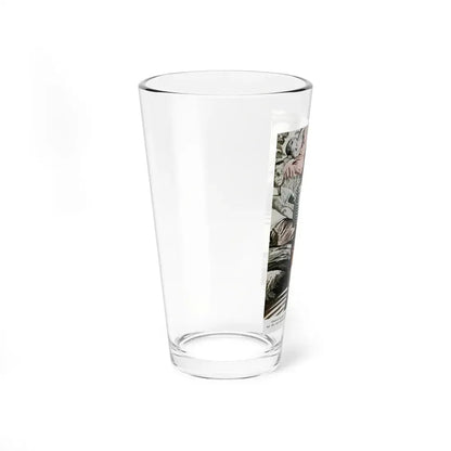 The Beat of Elizabeth's Heart (1), Redbook, December 1946 (Magazine Illustration) Pint Glass 16oz - Go Mug Yourself