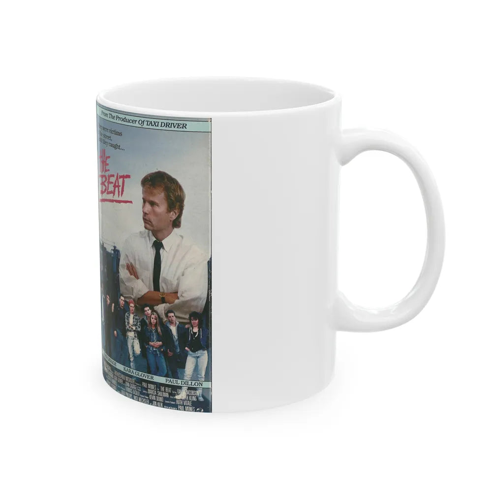 THE BEAT (VHS COVER) - White Coffee Mug-Go Mug Yourself