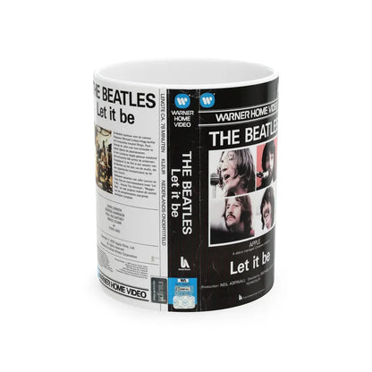 THE BEATLES LET IT BE (VHS COVER) - White Coffee Mug 11oz - Go Mug Yourself