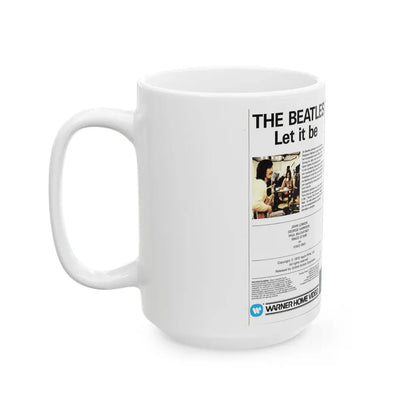 THE BEATLES LET IT BE (VHS COVER) - White Coffee Mug - Go Mug Yourself