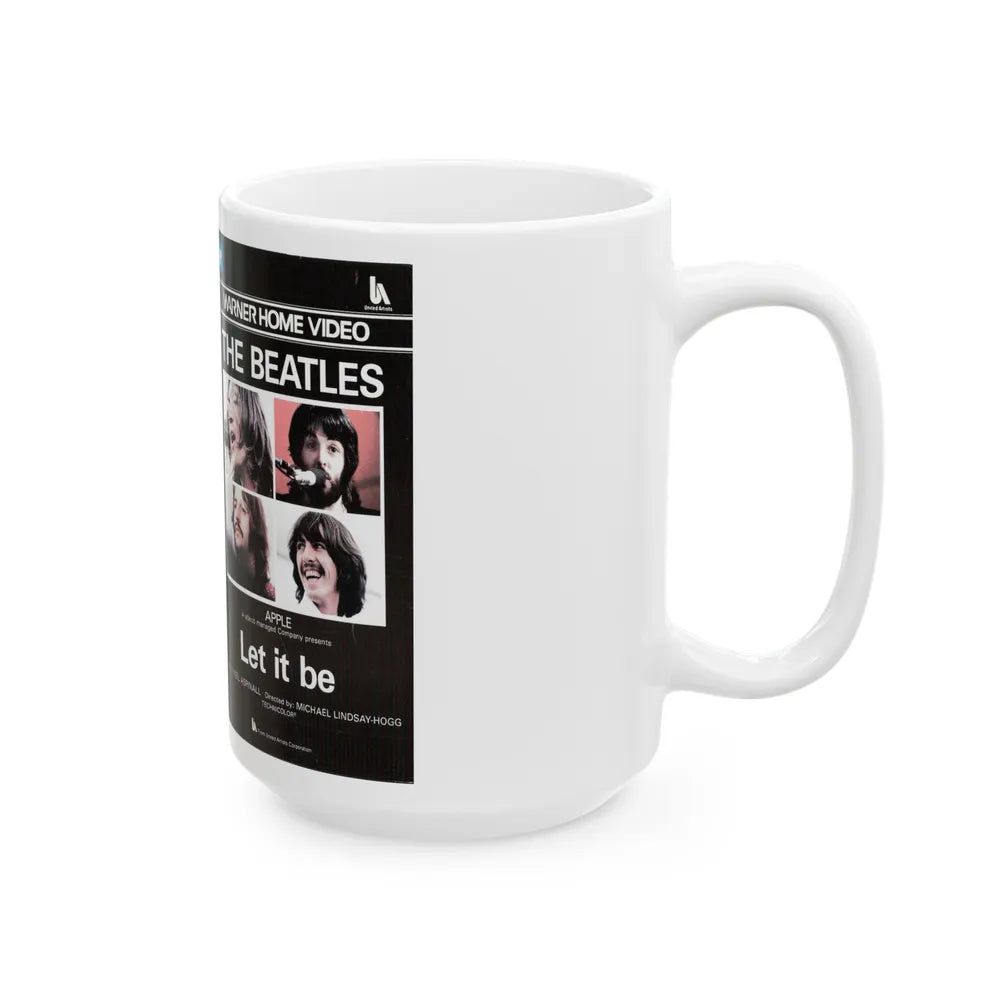 THE BEATLES LET IT BE (VHS COVER) - White Coffee Mug-Go Mug Yourself