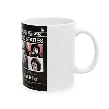 THE BEATLES LET IT BE (VHS COVER) - White Coffee Mug - Go Mug Yourself