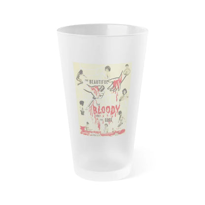 THE BEAUTIFUL, THE BLOODY AND THE BARE 1964 Movie Poster - Frosted Pint Glass 16oz-Go Mug Yourself