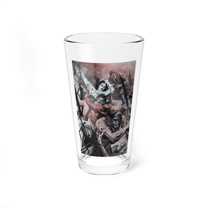 The Bedford Buccaneer, Argosy Illustration, July 1947 (Magazine Illustration) Pint Glass 16oz-16oz-Go Mug Yourself