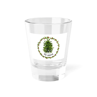 The Beech Tree and Red Clover Banner (India) Shot Glass 1.5oz 1.5oz - Go Mug Yourself