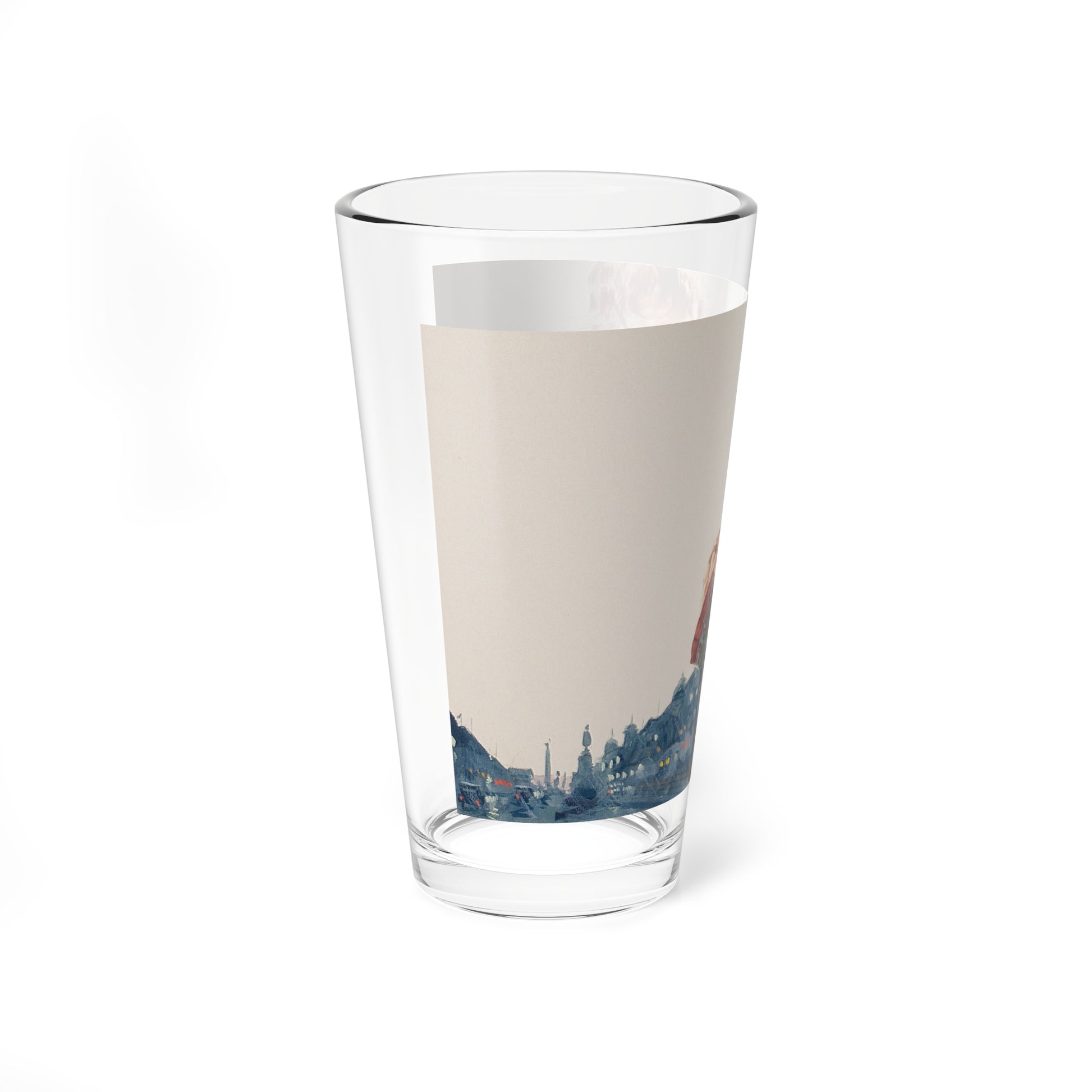 The Beggar on the Dublin Bridge, Saturday Evening Post story illustration (Magazine Illustration) Pint Glass 16oz-Go Mug Yourself