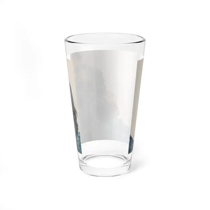 The Beggar on the Dublin Bridge, Saturday Evening Post story illustration (Magazine Illustration) Pint Glass 16oz - Go Mug Yourself