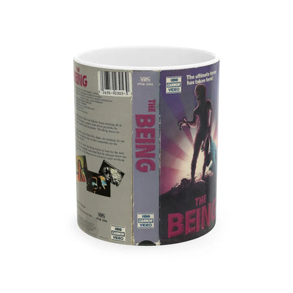 THE BEING HBO CANNON VIDEO (VHS COVER) - White Coffee Mug-11oz-Go Mug Yourself