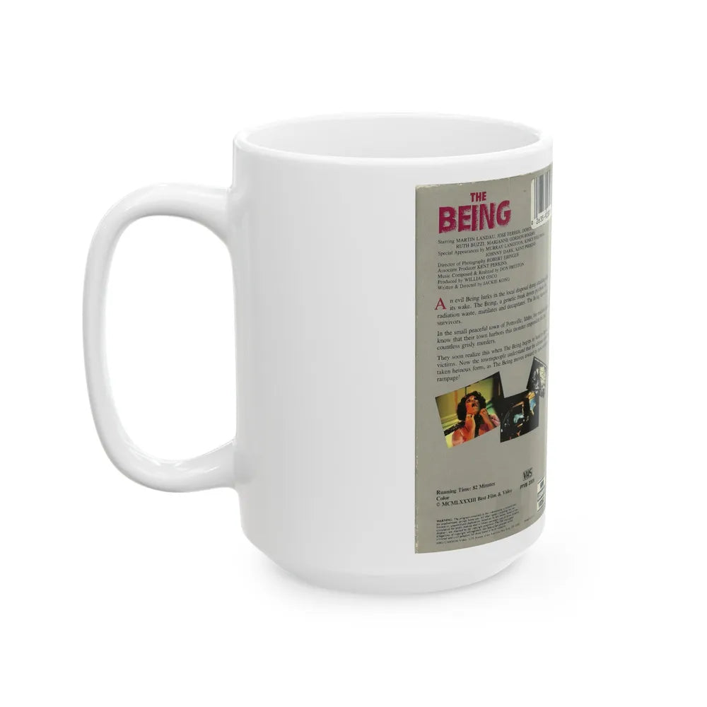 THE BEING HBO CANNON VIDEO (VHS COVER) - White Coffee Mug-Go Mug Yourself