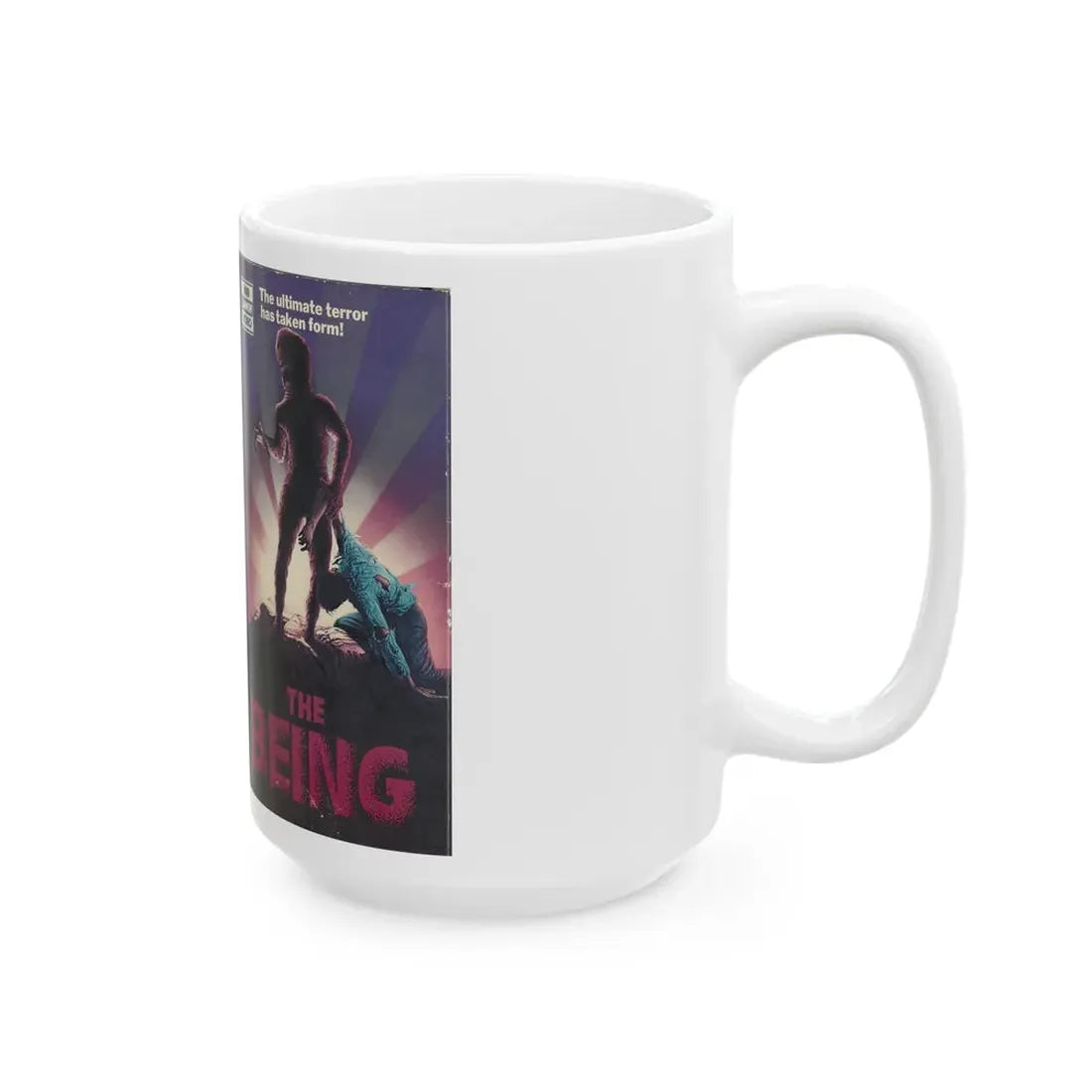 THE BEING HBO CANNON VIDEO (VHS COVER) - White Coffee Mug - Go Mug Yourself
